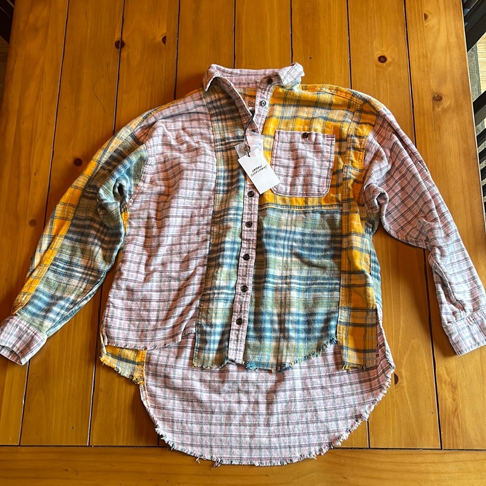 Urban Outfitters Cute patchwork plaid flannel